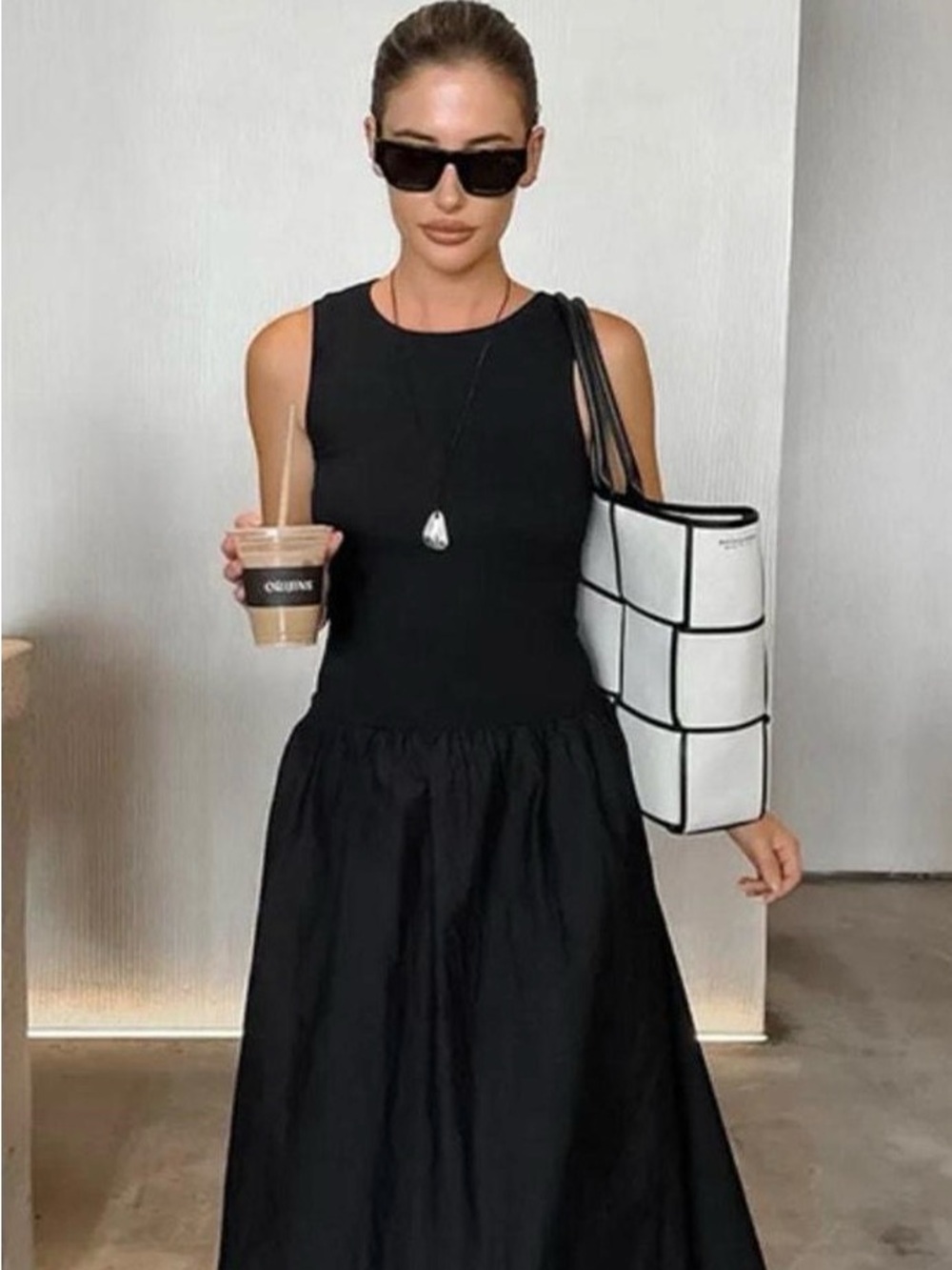Sleeveless Black Maxi Dress - Elegant Everyday Style